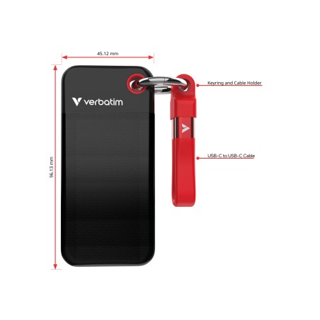 Verbatim Pocket SSD 1TB M.2 USB 3.2 Gen 2